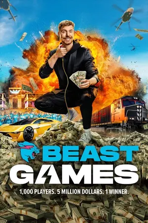 Download Beast Games (2024) Season 1 WebRip [Hindi + Tamil + Telugu + Malayalam + English] S01 ESub 480p 720p - Complete