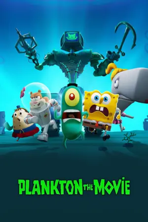 Download Plankton: The Movie (2025) WebRip [Hindi + Tamil + Telugu + English] ESub 480p 720p